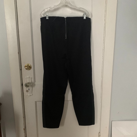 BLACK SKINNY STRETCH TUXEDO PANT - Picture 4 of 4